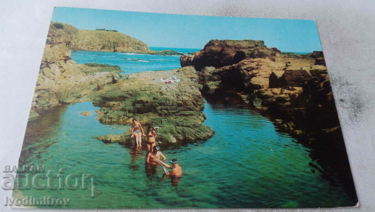 Καρτ ποστάλ Ahtopol Οι βράχοι κοντά στην πόλη