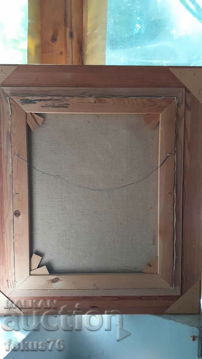 Unique master painting oil on canvas signed frame - 5 Unique master painting oil on canvas signed frame - 5