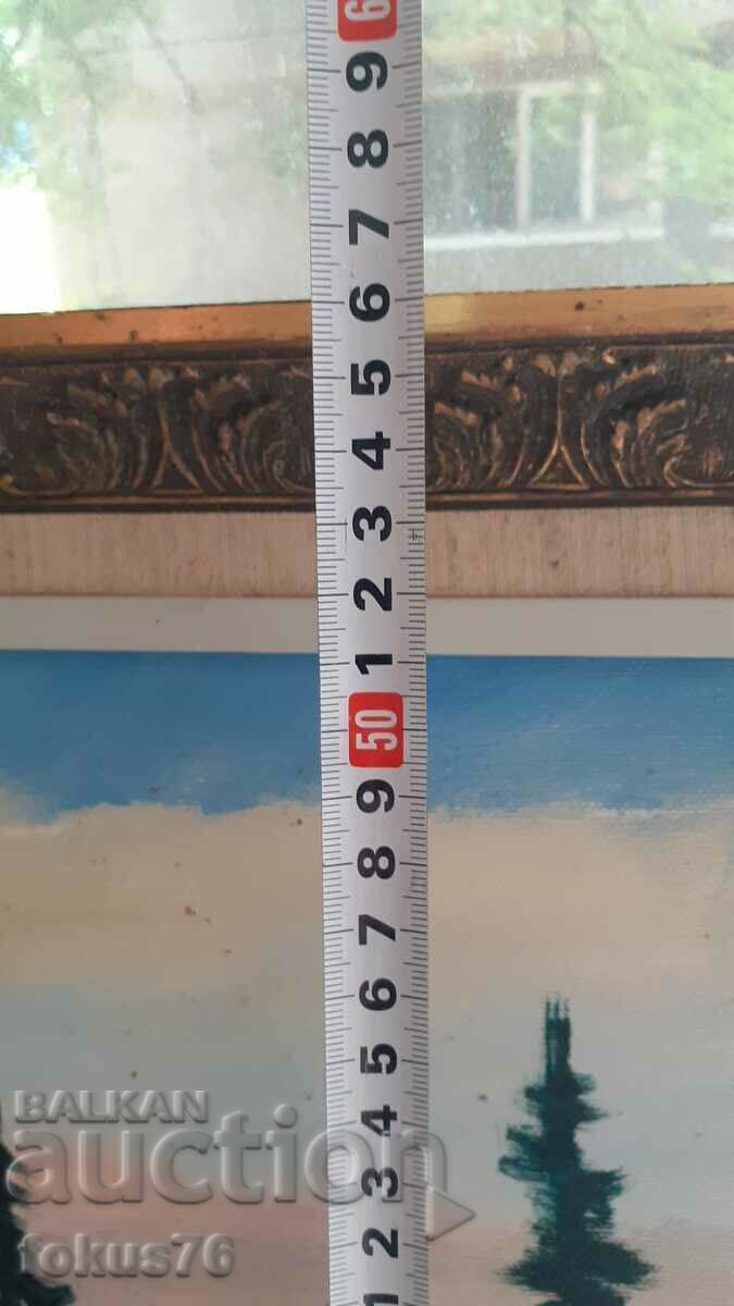 Great master painting oil canvas signed frame - 7 Great master painting oil canvas signed frame - 7