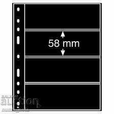 OPTIMA Banknote Album Sheets - All Sizes - Black with price 17.00 BGN | € 8.69 OPTIMA Banknote Album Sheets - All Sizes - Black with price 17.00 BGN | € 8.69