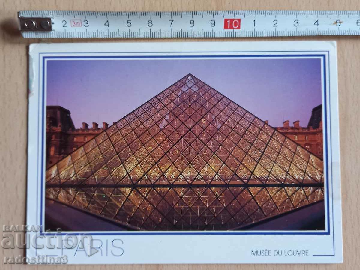 Postcard Paris Louvre Postcard Paris Louvre