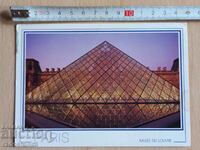 Картичка Париж Лувъра   Postcard Paris Louvre