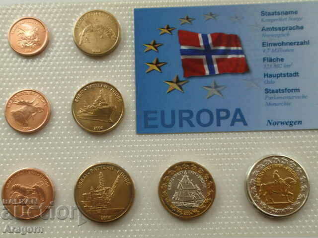 σετ ευρώ Νορβηγία 2004 ESSAI PATTERN PROBE Νορβηγία 2004