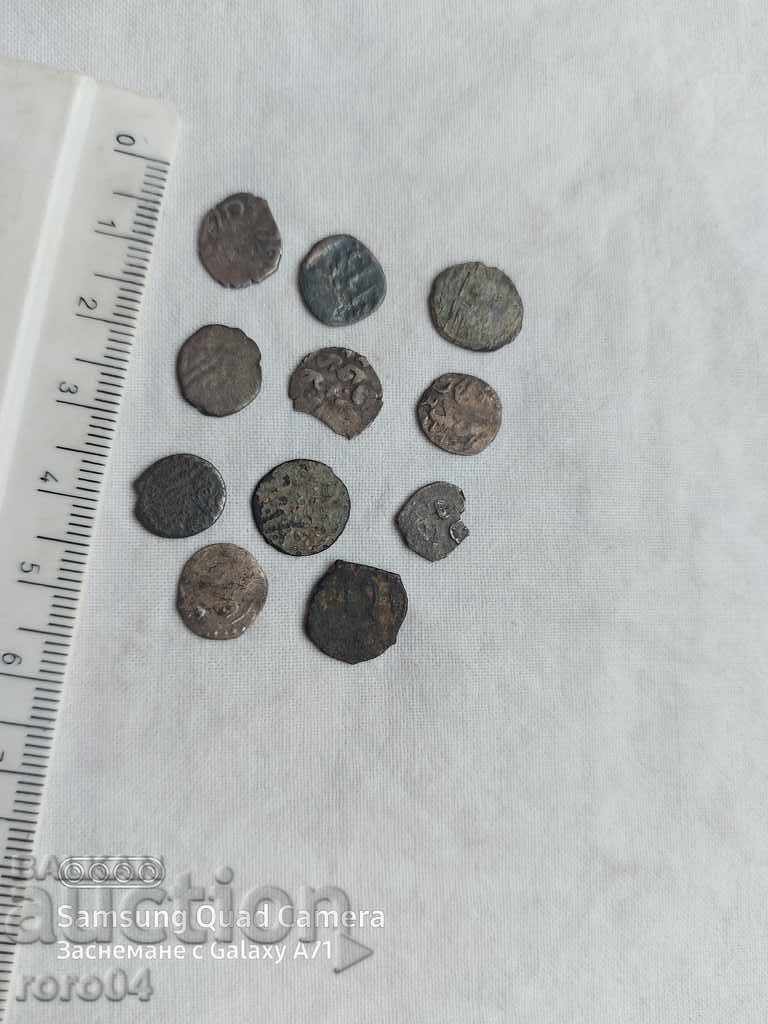 OTTOMAN SILVER COINS - 11 PIECES with price 49.50 BGN | € 25.31 OTTOMAN SILVER COINS - 11 PIECES with price 49.50 BGN | € 25.31