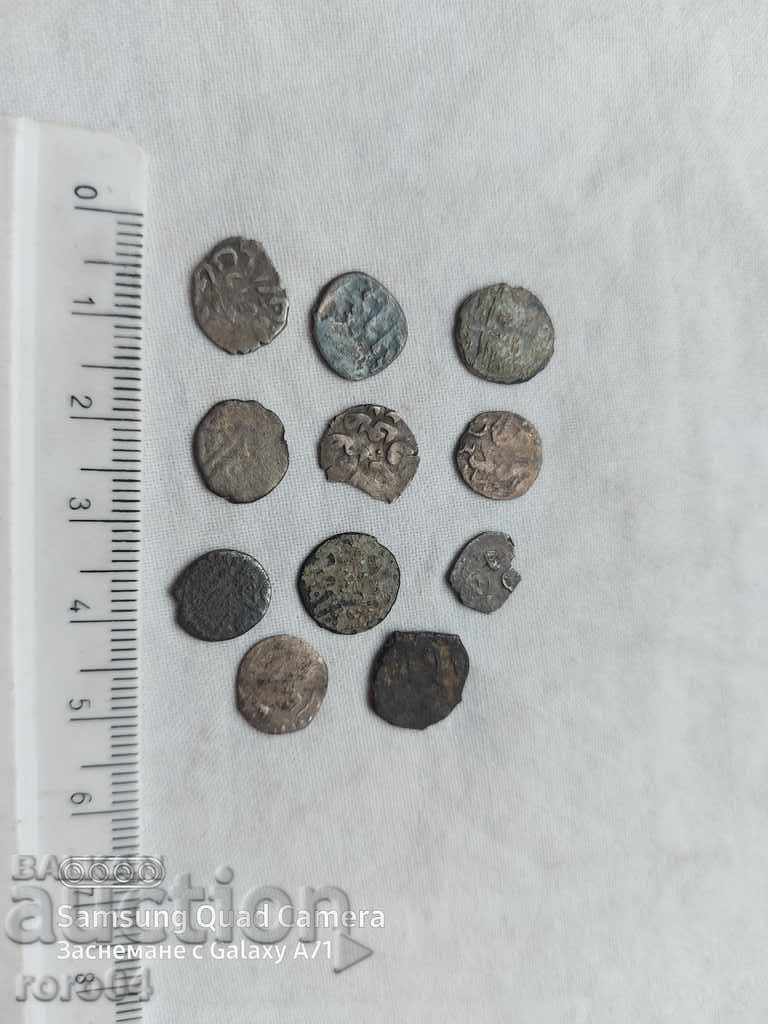 MONEDE DE ARGINT OTTOMAN - 11 PIESE