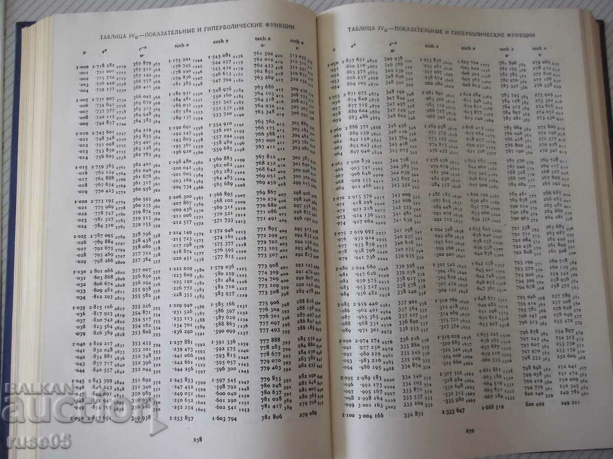 Delivery of Book "Six significant mathematics. Chambers tables - L. Comrie" - 576 st
