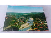 Καρτ ποστάλ Λόβετς Γενική άποψη με την καλυμμένη γέφυρα