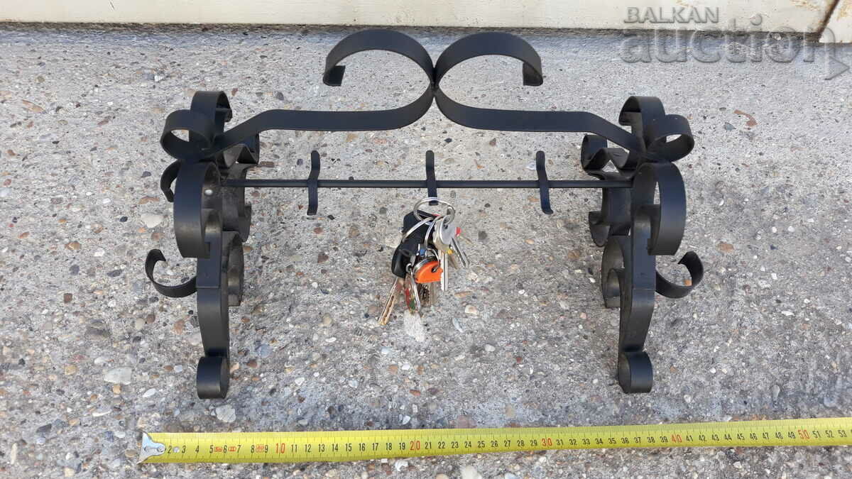 hand-made wrought iron stand