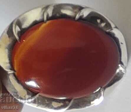 MASSIVE CARNELOL PENDANT AND RING SET with price 359.99 BGN | € 184.06 MASSIVE CARNELOL PENDANT AND RING SET with price 359.99 BGN | € 184.06