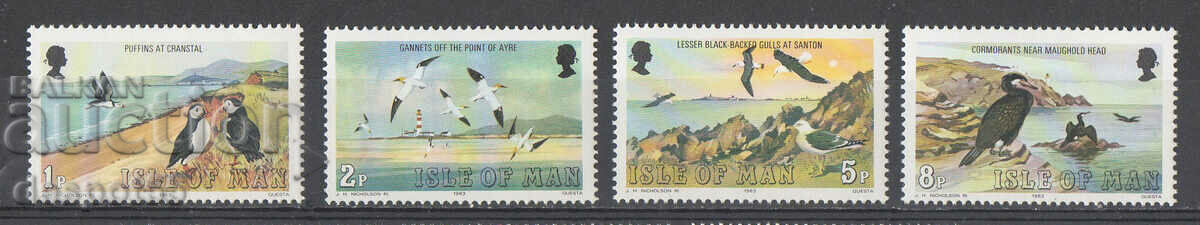 1983. Isle of Man. Θαλάσσια πουλιά.