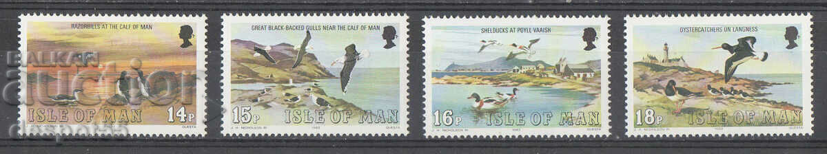 1983. Isle of Man. Θαλάσσια πουλιά.
