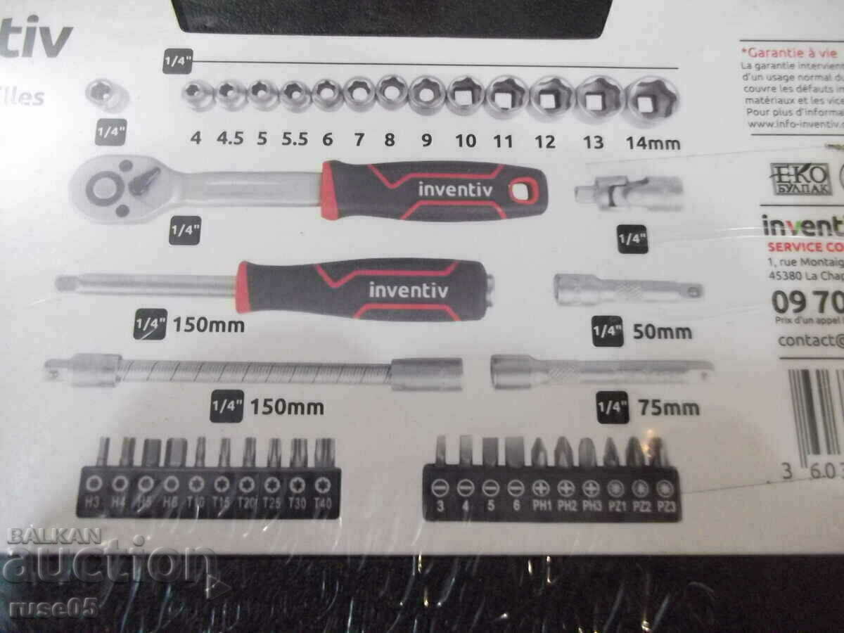 "INVENTIV" 40-piece tool set - 6 "INVENTIV" 40-piece tool set - 6