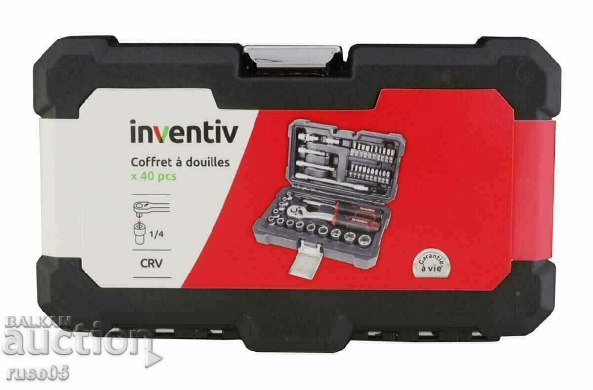 "INVENTIV" 40-piece tool set "INVENTIV" 40-piece tool set