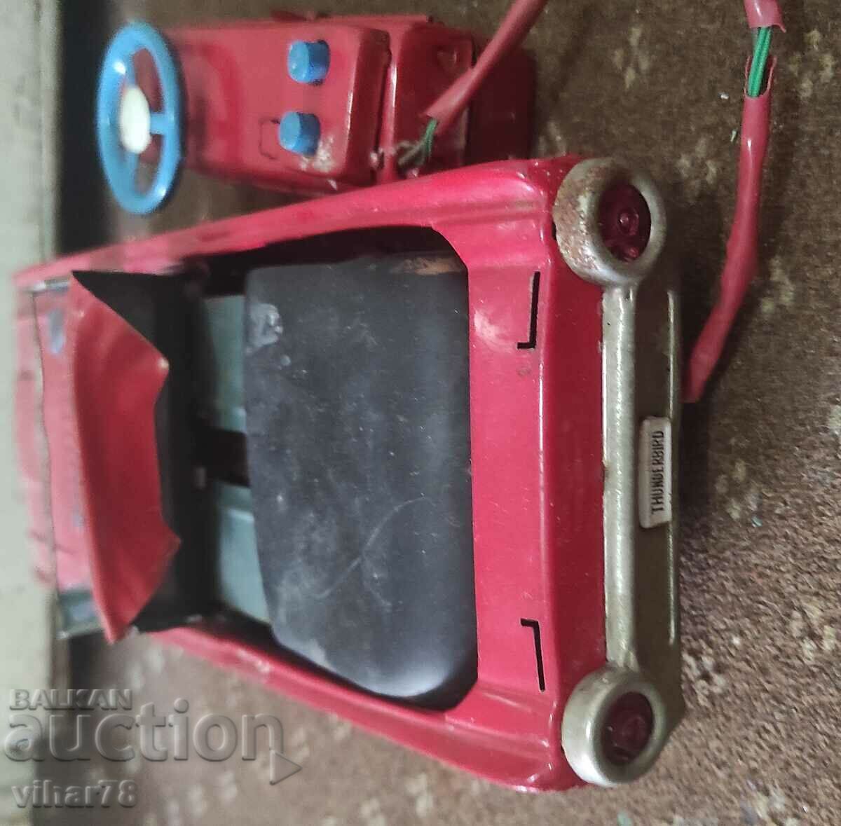 Delivery of Rare collectible tin toy - CAR FOR REPAIR