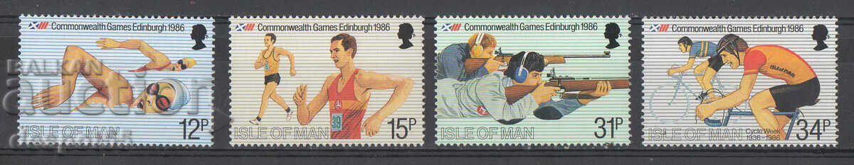 1986. Isle of Man. The Commonwealth Games.
