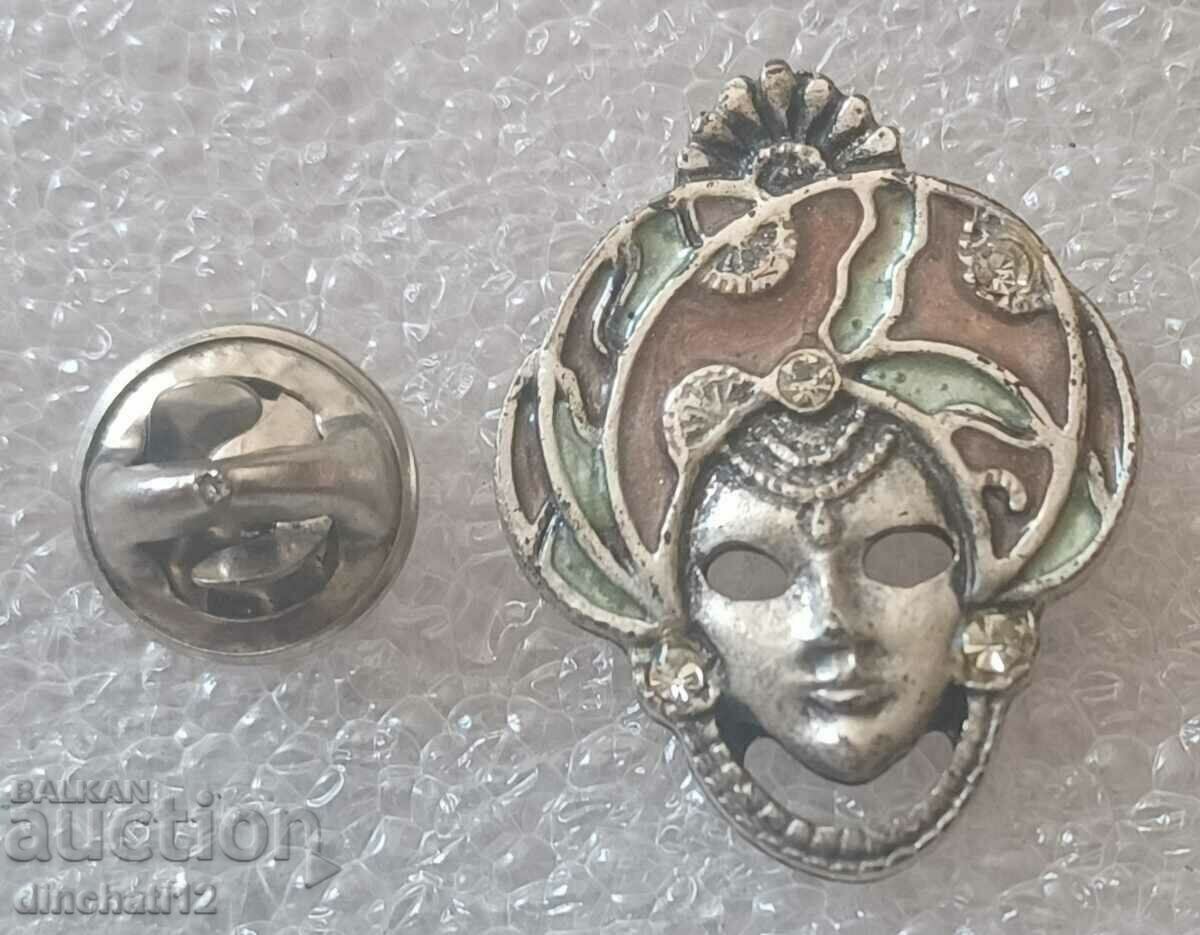 A brooch. Venetian mask with price 28.00 BGN | € 14.32 A brooch. Venetian mask with price 28.00 BGN | € 14.32