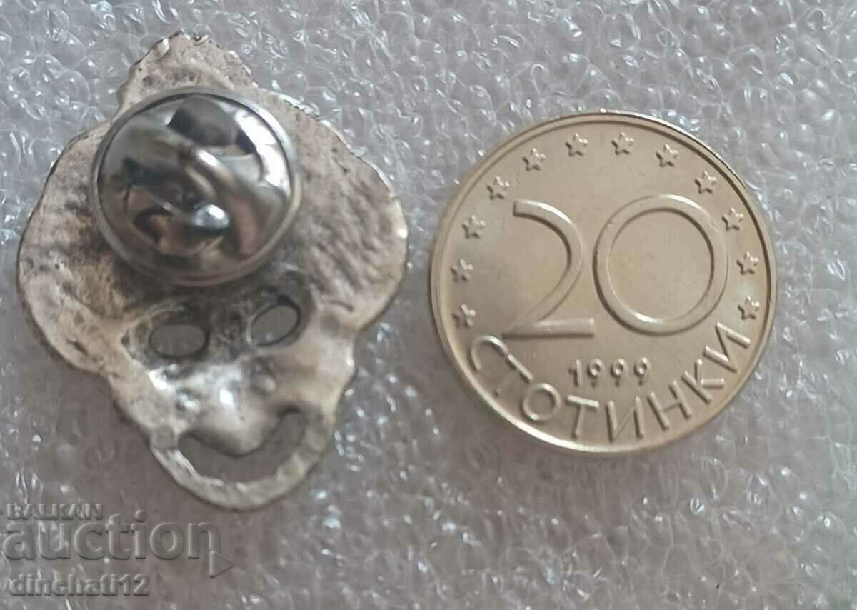 Delivery of A brooch. Venetian mask Delivery of A brooch. Venetian mask