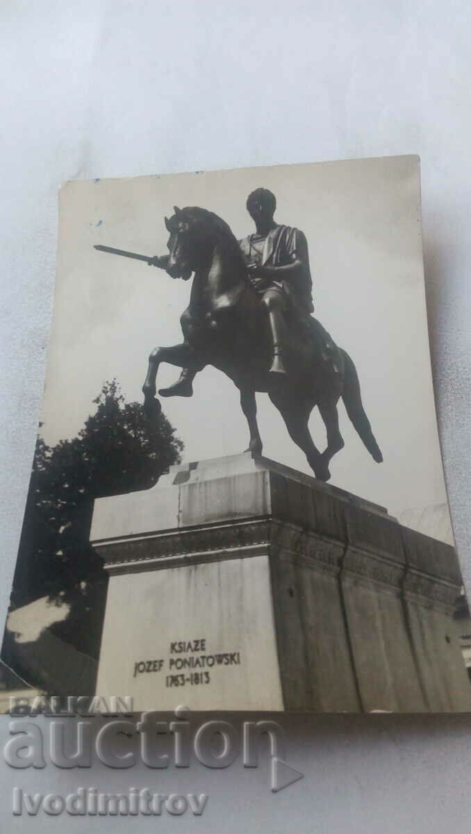 Καρτ ποστάλ Warszawa Pomnik Poniafowskiego 1963