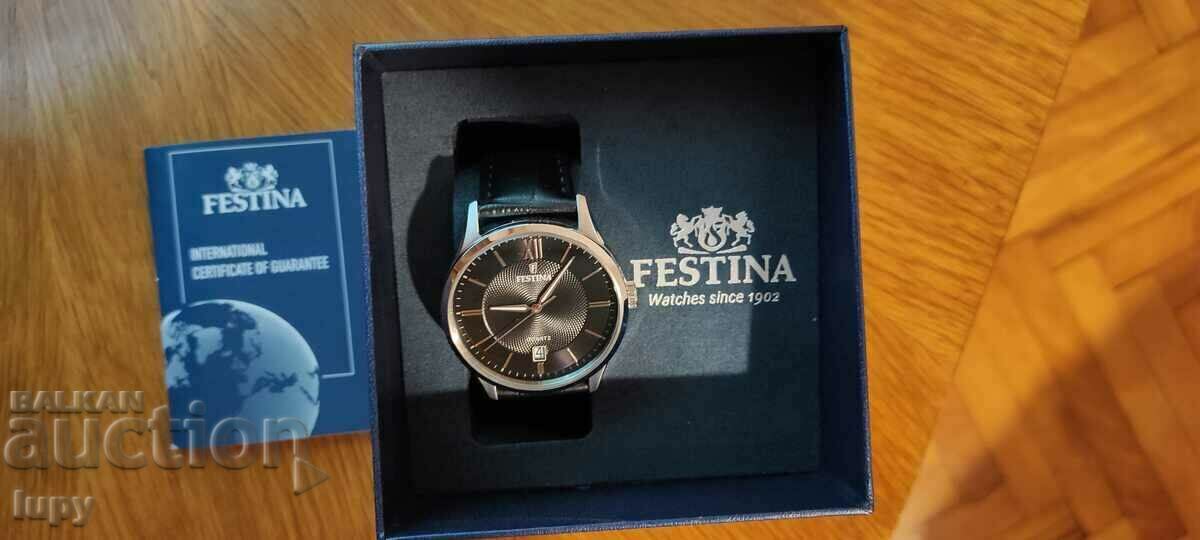 VESTINA MEN'S WATCH. NEW with price 149.00 BGN | € 76.18