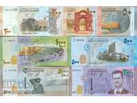 SYRIA SYRIA 50 100 200 500 1000 2000 5000 issue ALL NEW UNC