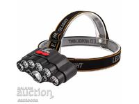 Headlamp with 9 CREE LEDs, 4 modes, USB charging