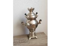A samovar powered by lumps of alcohol