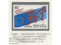 1989. Испания. Председателството на Испания на ЕИО.