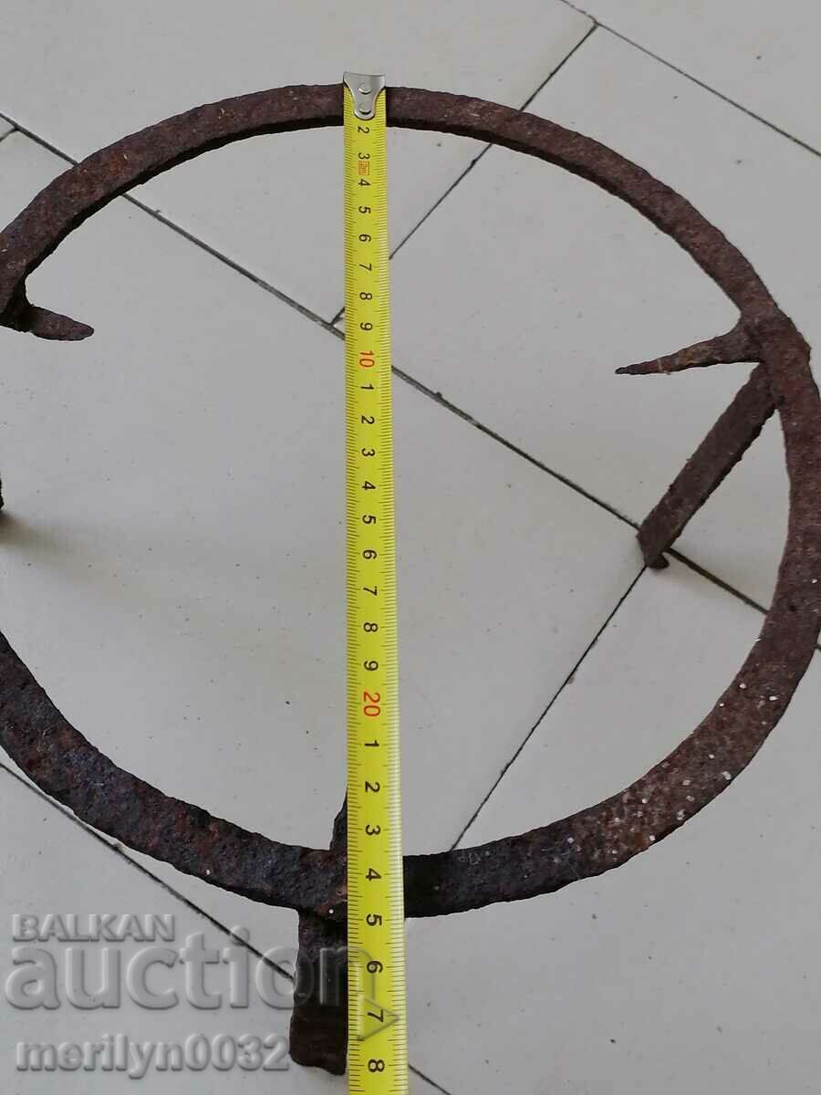 Auction Antique wrought iron stove, hearth, grill, wrought iron Auction Antique wrought iron stove, hearth, grill, wrought iron