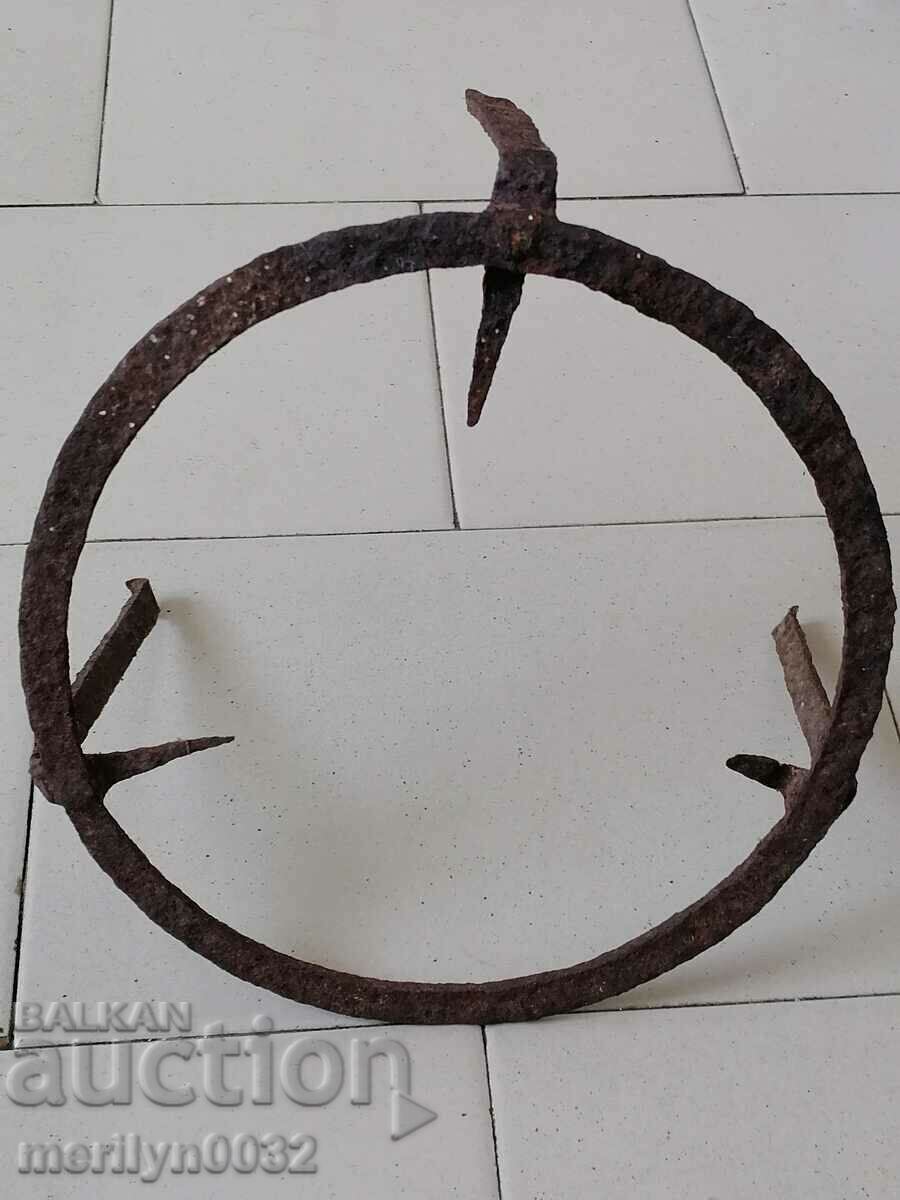 Antique wrought iron stove, hearth, grill, wrought iron - 5 Antique wrought iron stove, hearth, grill, wrought iron - 5