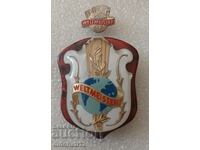 Old Weltmeister accordion emblem and badge