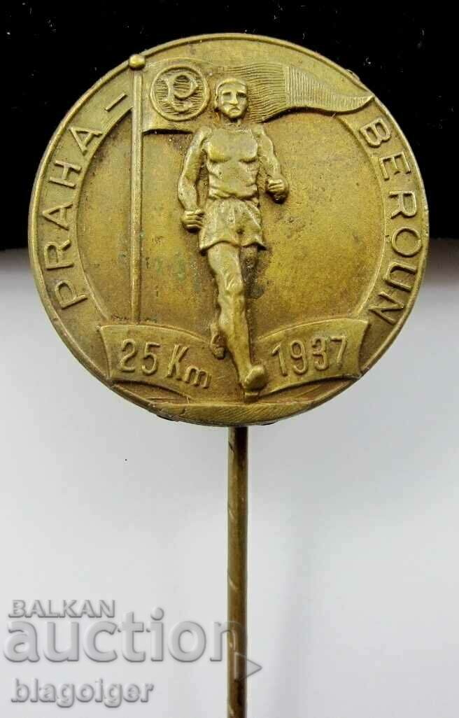 Auction OLD CZECH BADGES-1936 and 1937-ORIGINAL Auction OLD CZECH BADGES-1936 and 1937-ORIGINAL