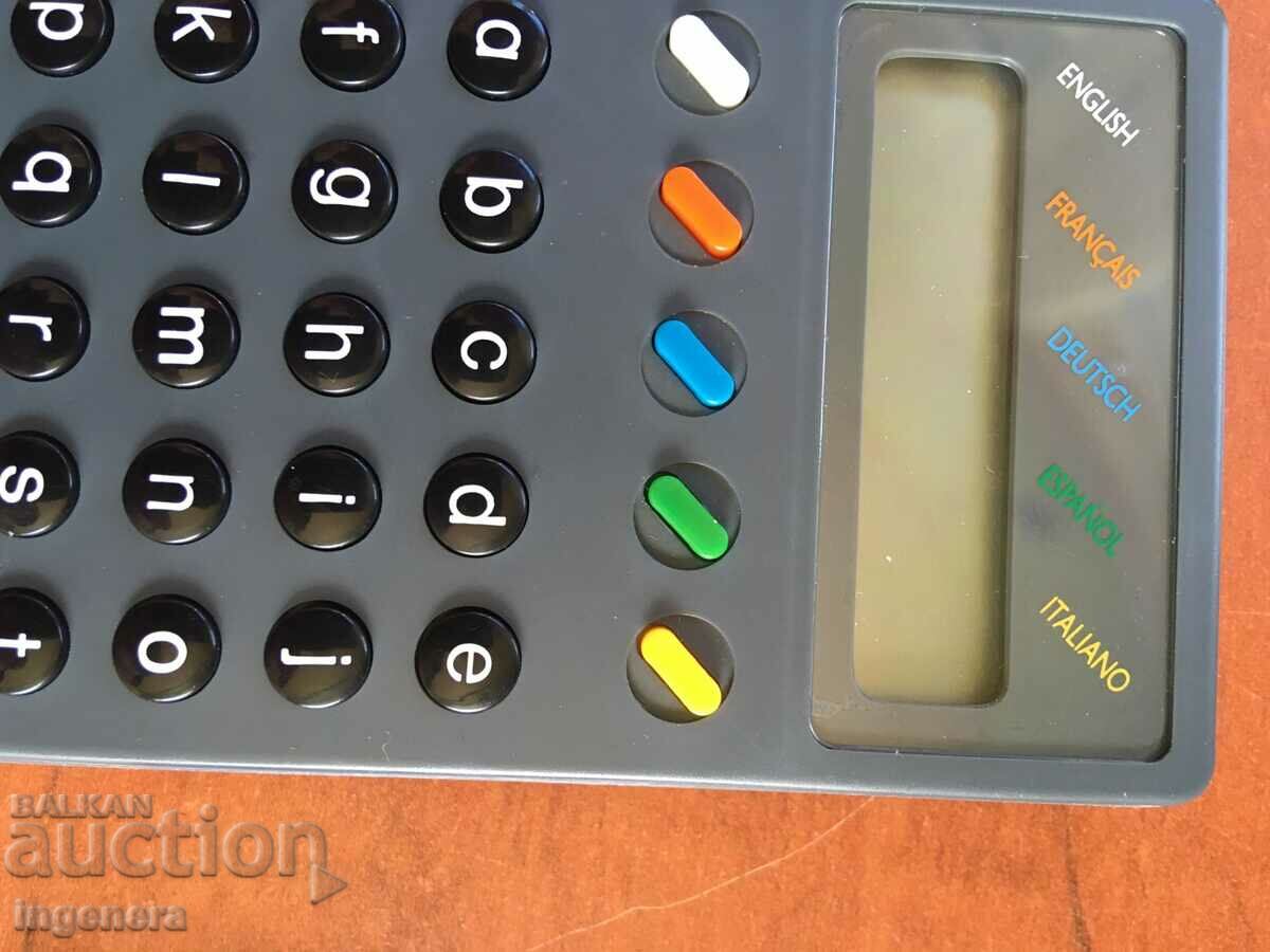 Auction TRANSLATOR TRANSLATOR FROM THE 80'S ELECTRONIC Auction TRANSLATOR TRANSLATOR FROM THE 80'S ELECTRONIC