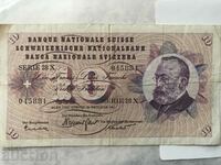 Ελβετία 10 φράγκα 1961
