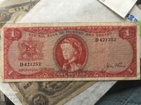 Trinidad and Tobago $1 1964 Queen Elizabeth