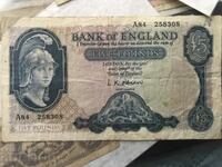 Великобритания 5 паунда ранно издание Банк Англия