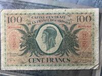 Γουιάνα 100 φράγκα 1941 Γαλλική αποικία Β' Παγκόσμιος Πόλεμος