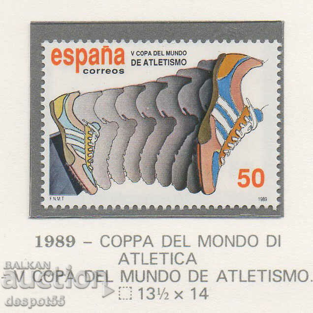 1989. Spania. Cupa Mondială de atletism.