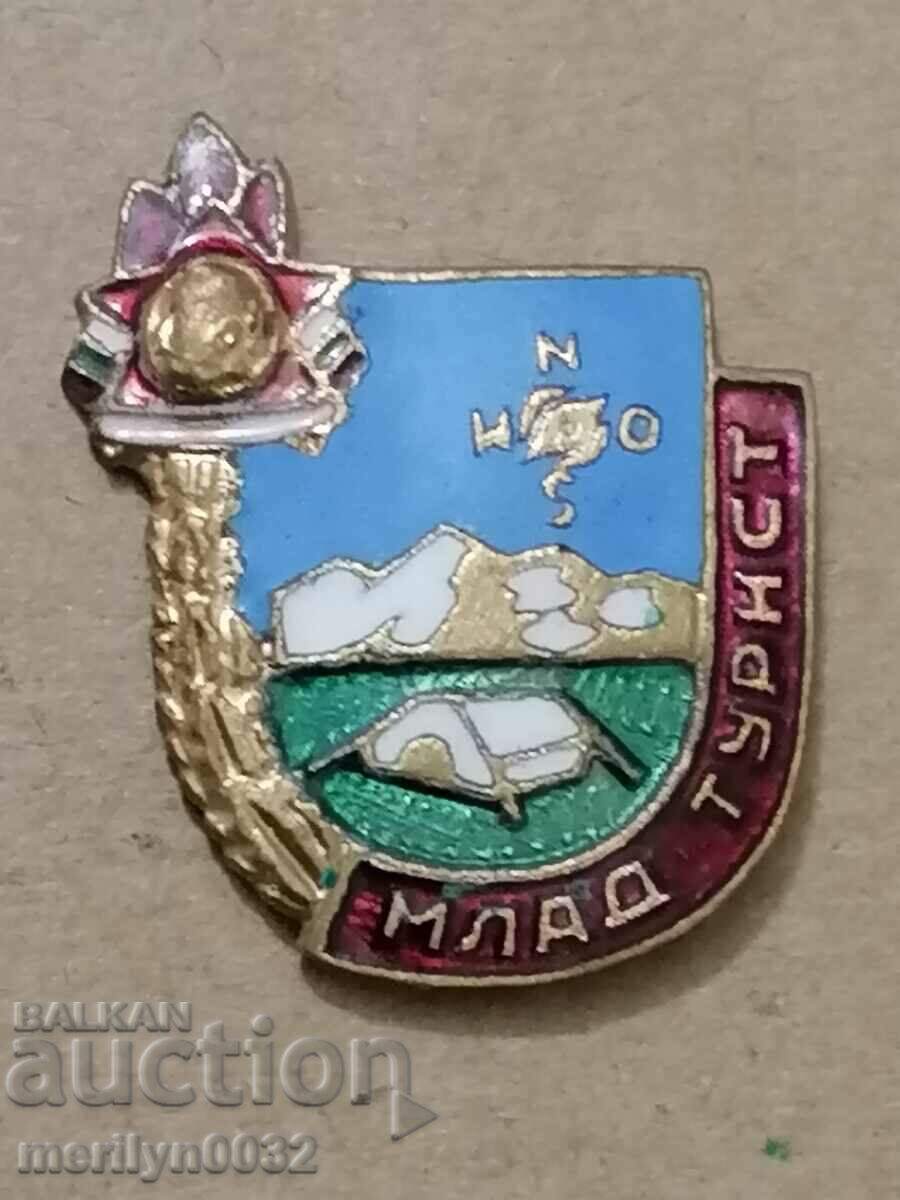 Badge Young Tourist Medal Badge with price 45.00 BGN | € 23.01 Badge Young Tourist Medal Badge with price 45.00 BGN | € 23.01