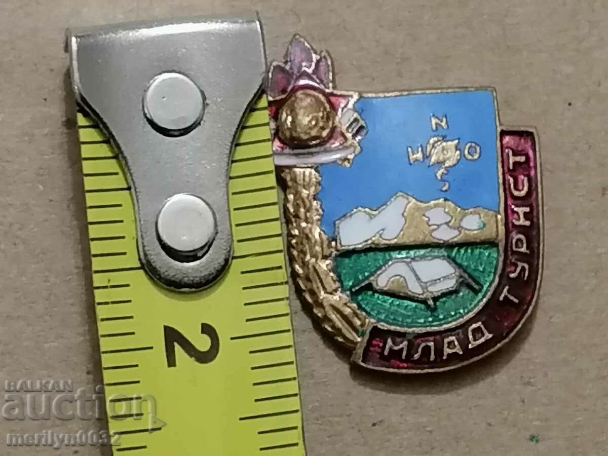 Delivery of Badge Young Tourist Medal Badge Delivery of Badge Young Tourist Medal Badge