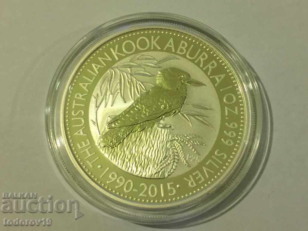 1 oz Silver Australian KOOKABURA 2015 with price 144.99 BGN | € 74.13 1 oz Silver Australian KOOKABURA 2015 with price 144.99 BGN | € 74.13
