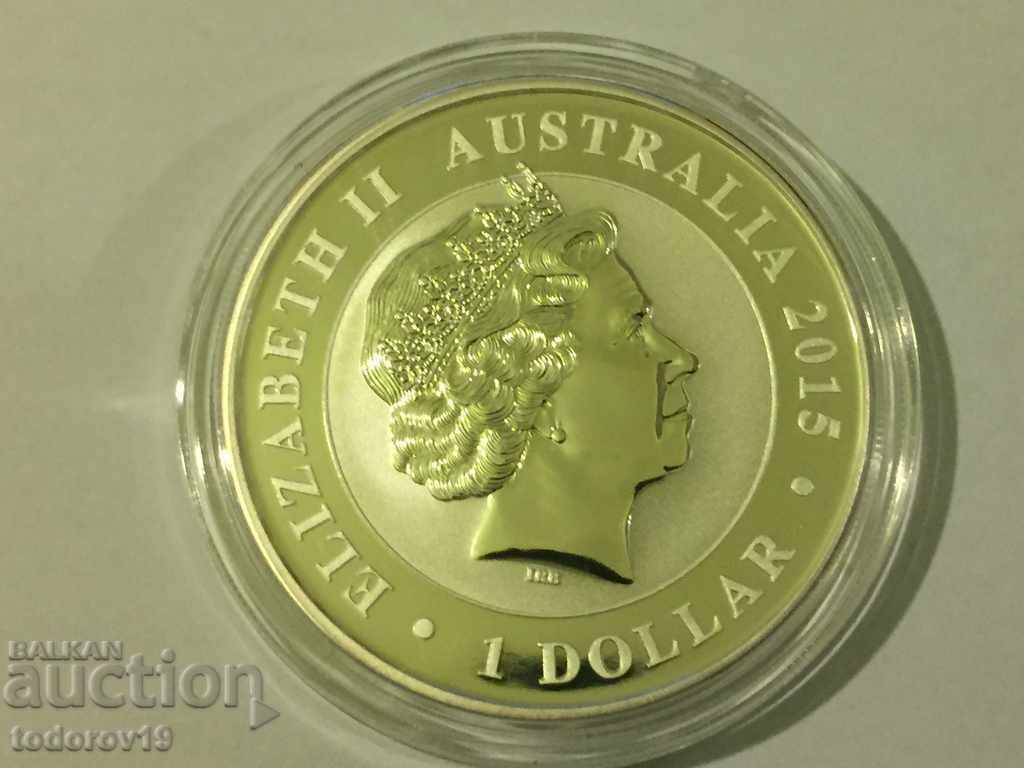 Auction 1 oz Silver Australian KOOKABURA 2015 Auction 1 oz Silver Australian KOOKABURA 2015