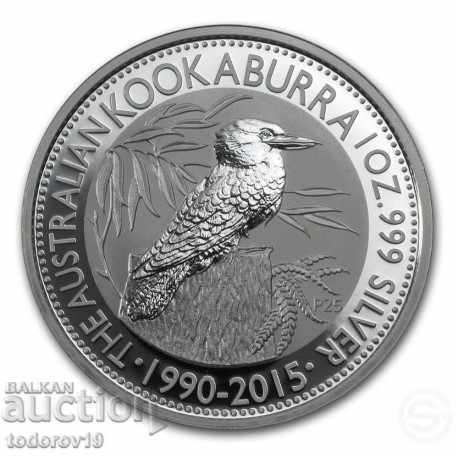 1 oz Silver Australian KOOKABURA 2015