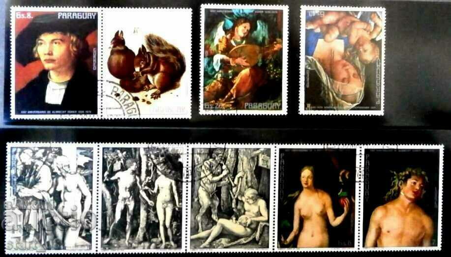 Paraguay art - stamp