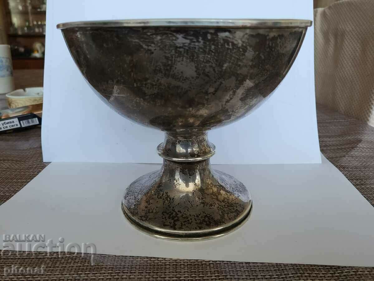 Αντίκα ασημένιο κύπελλο 925 με τιμή 750.00 BGN | € 383.47