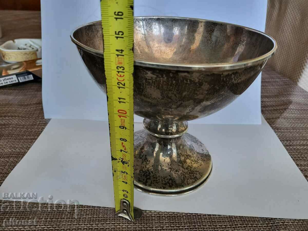 Παράδοση Αντίκα ασημένιο κύπελλο 925