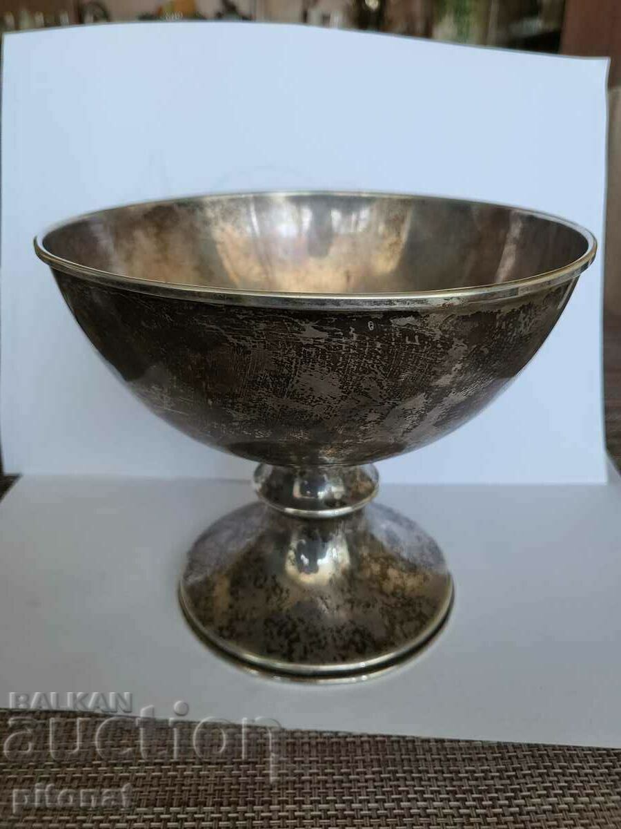 Antique silver goblet cup 925