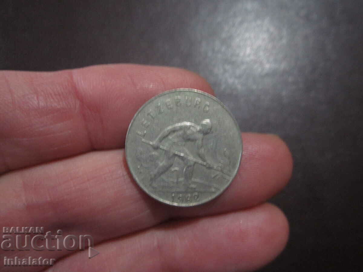 1962 год 1 франк Люксембург