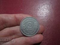 1959 - 2 francs France Aluminum