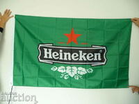 Heineken flag Heineken beer advertisement bar beer mugs glasses