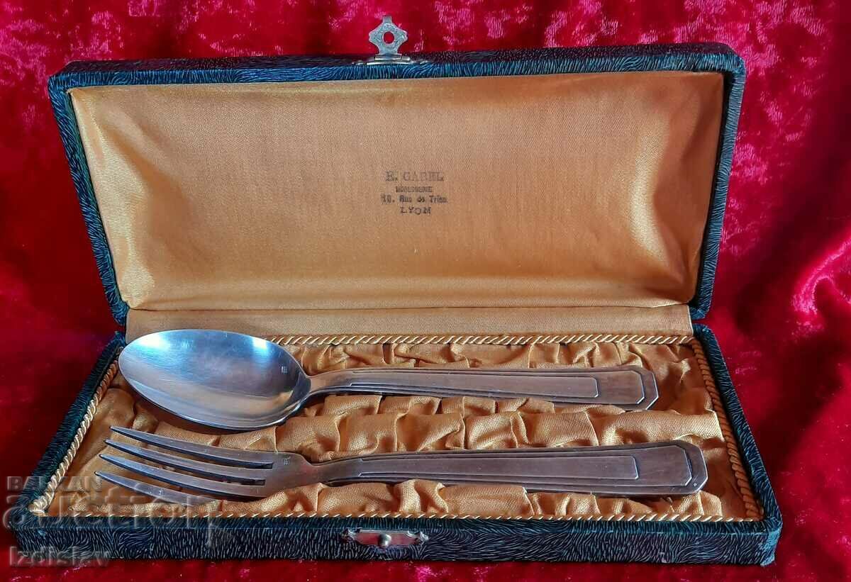 French Silver Plated Cutlery Set
